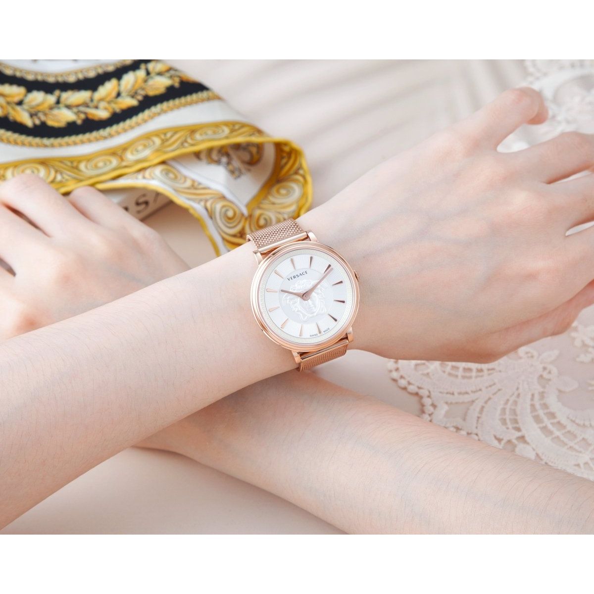 VERSACE Đồng Hồ Nữ V - Circle Medusa VE8103019 - L&M Luxury Timepieces