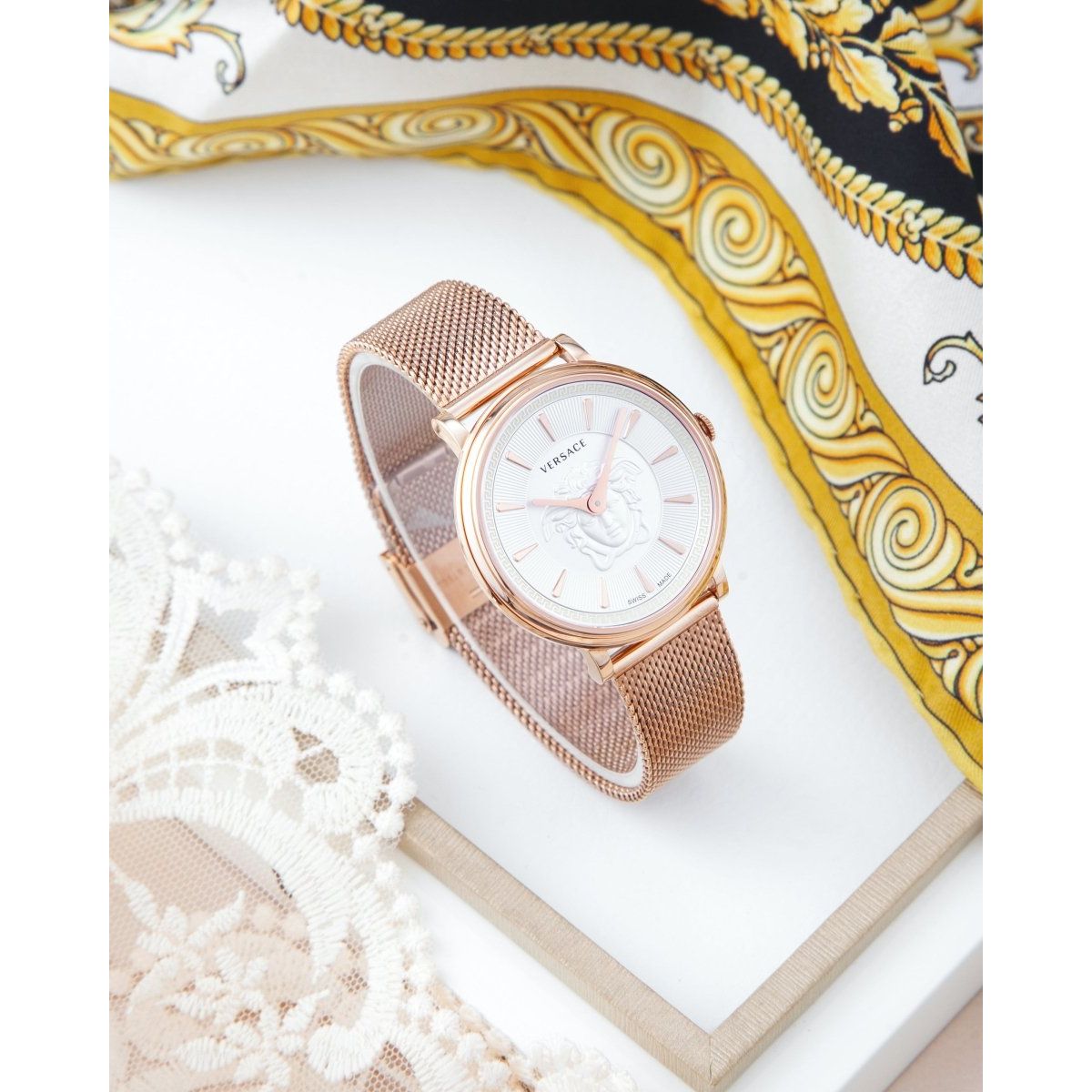 VERSACE Đồng Hồ Nữ V - Circle Medusa VE8103019 - L&M Luxury Timepieces