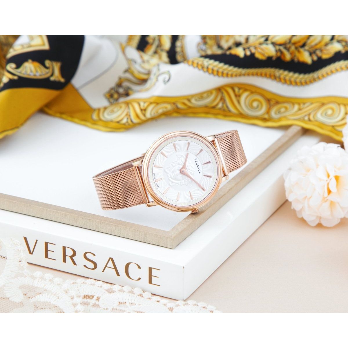 VERSACE Đồng Hồ Nữ V - Circle Medusa VE8103019 - L&M Luxury Timepieces