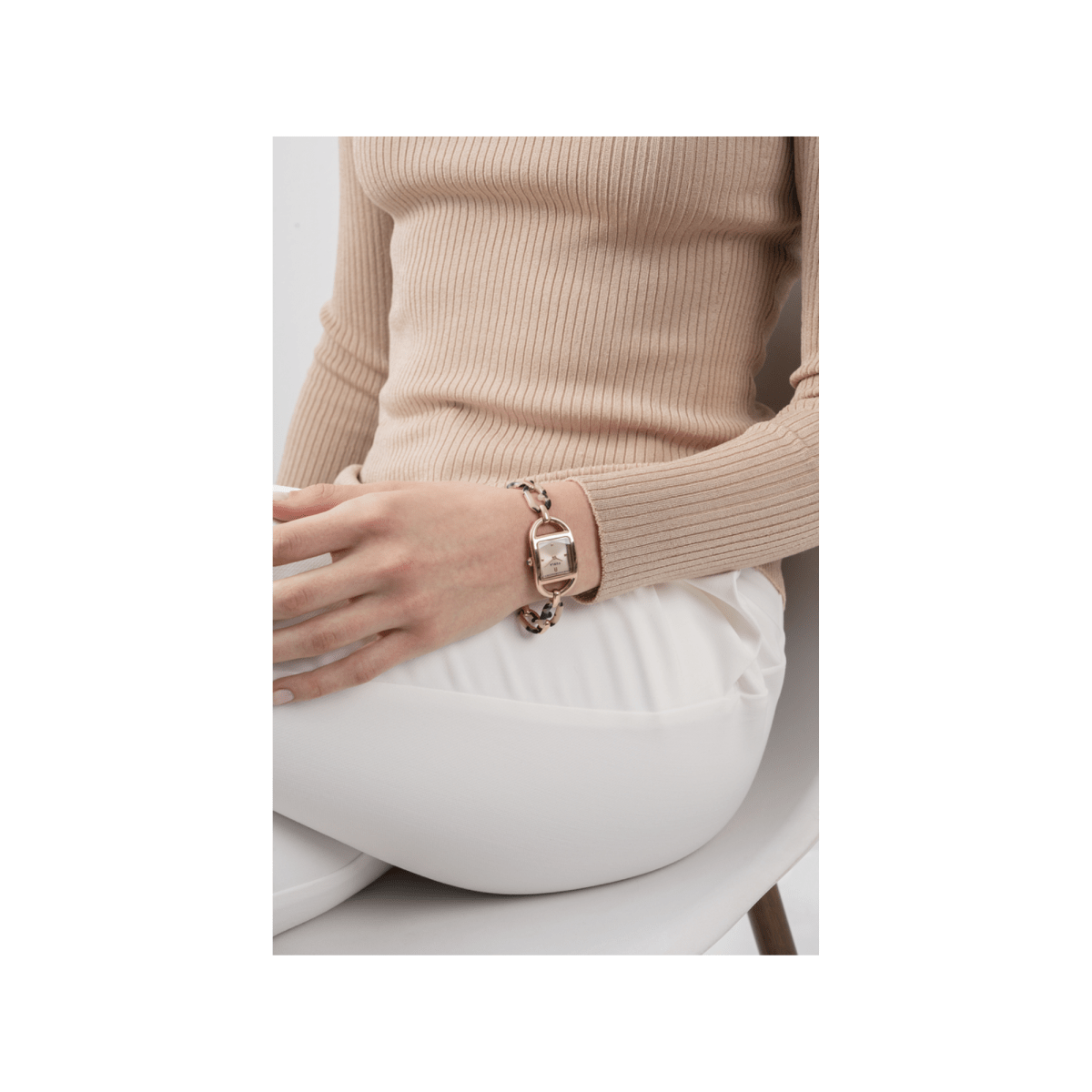 CHAIN SQUARE LOGO - L&M Luxury Timepieces
