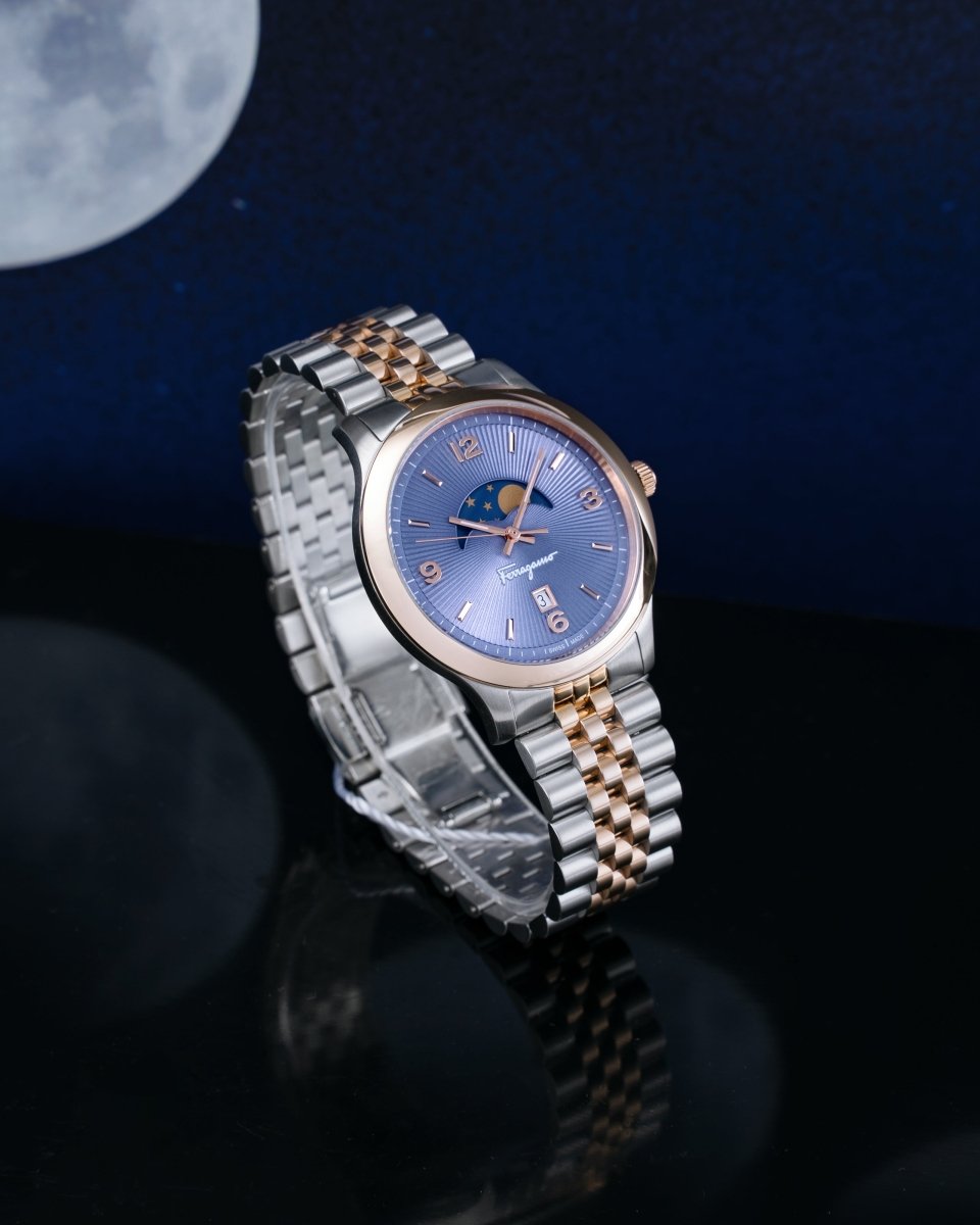 FERRAGAMO Đồng Hồ Nam Duo Moonphase SFMO00322 - L&M Luxury Timepieces