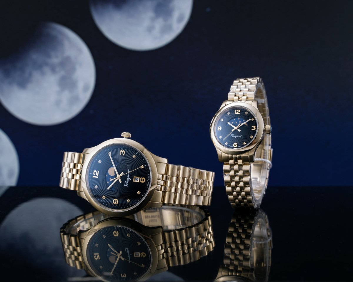 FERRAGAMO Đồng Hồ Nam Duo Moonphase SFMO00422 - L&M Luxury Timepieces