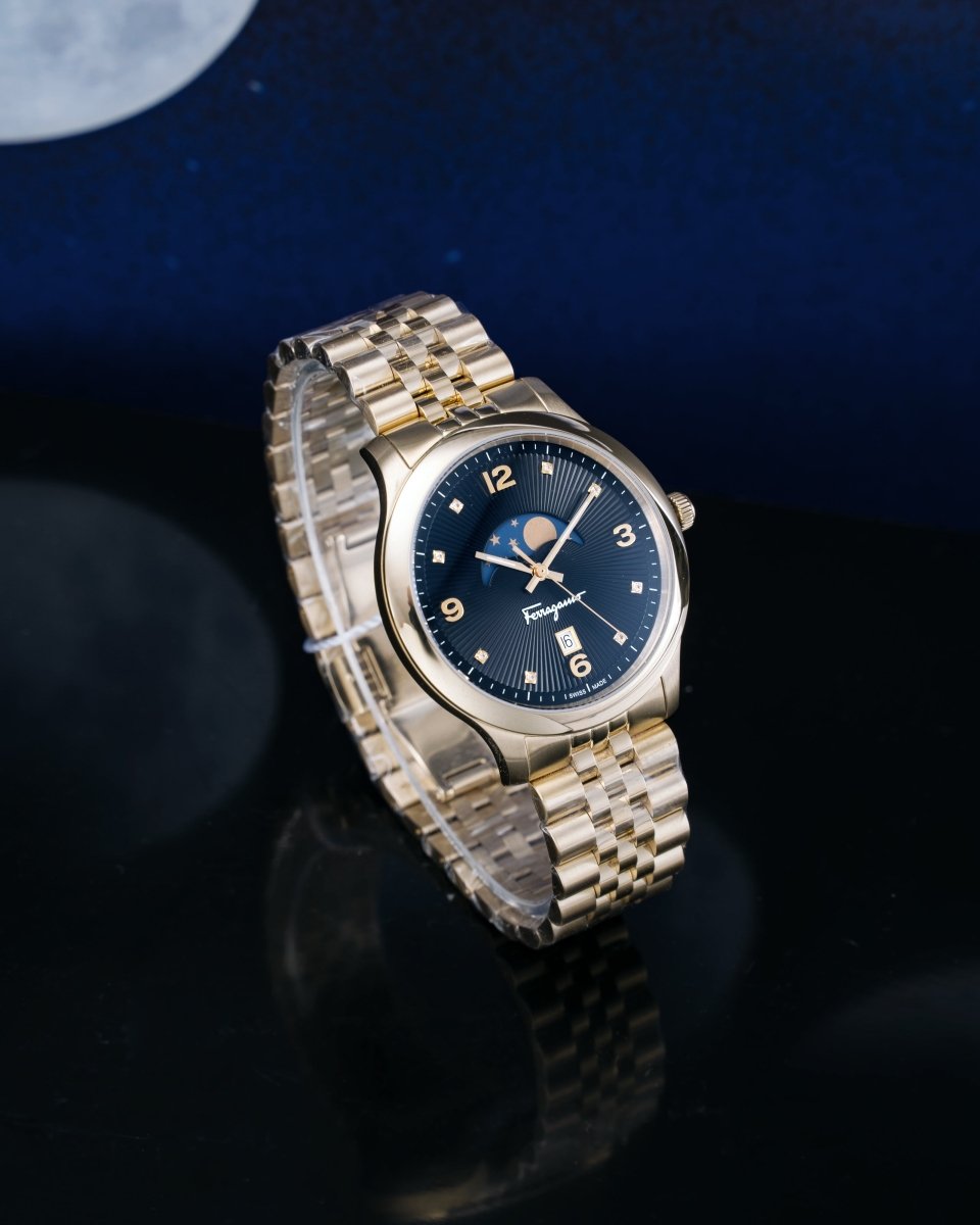 FERRAGAMO Đồng Hồ Nam Duo Moonphase SFMO00422 - L&M Luxury Timepieces