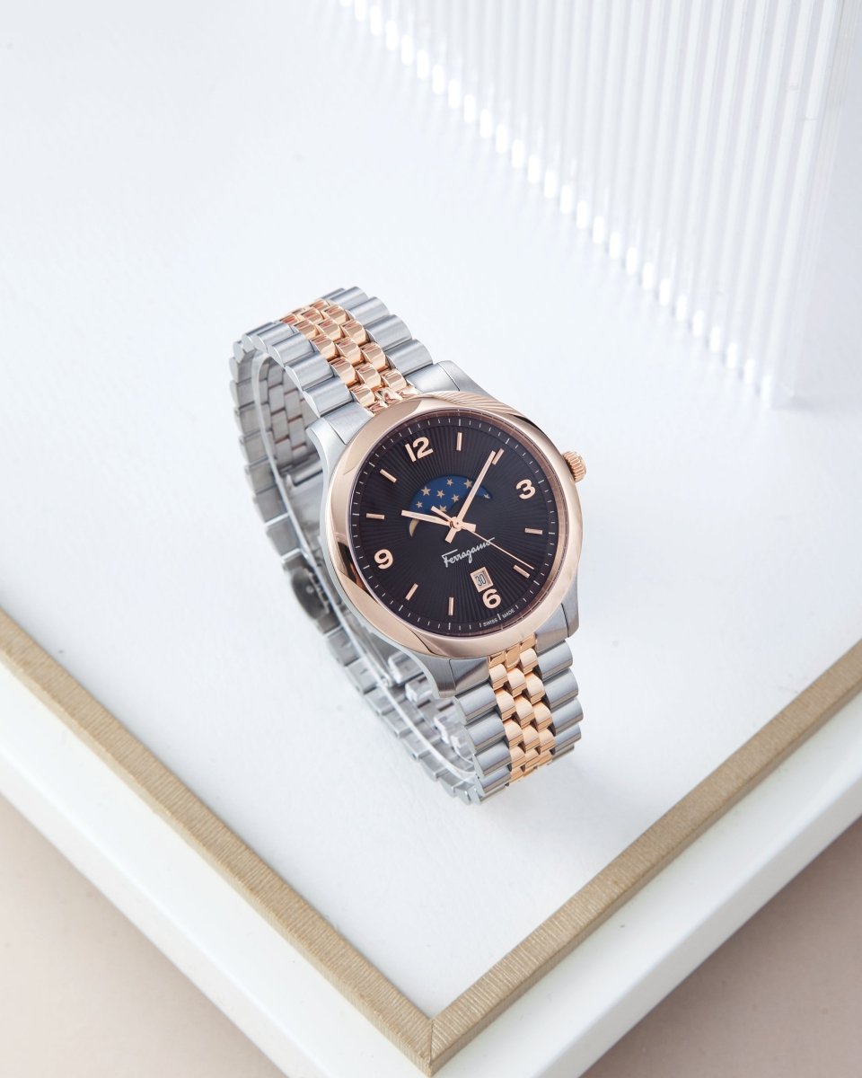 FERRAGAMO Đồng Hồ Nam Duo Moonphase SFMO00622 - L&M Luxury Timepieces