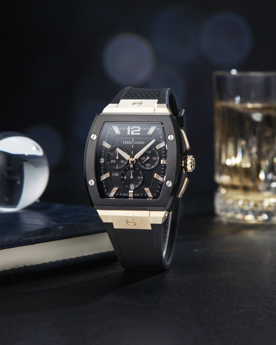 FERRAGAMO Đồng Hồ Nam F - 8 Tonneau SFKE00624 - L&M Luxury Timepieces