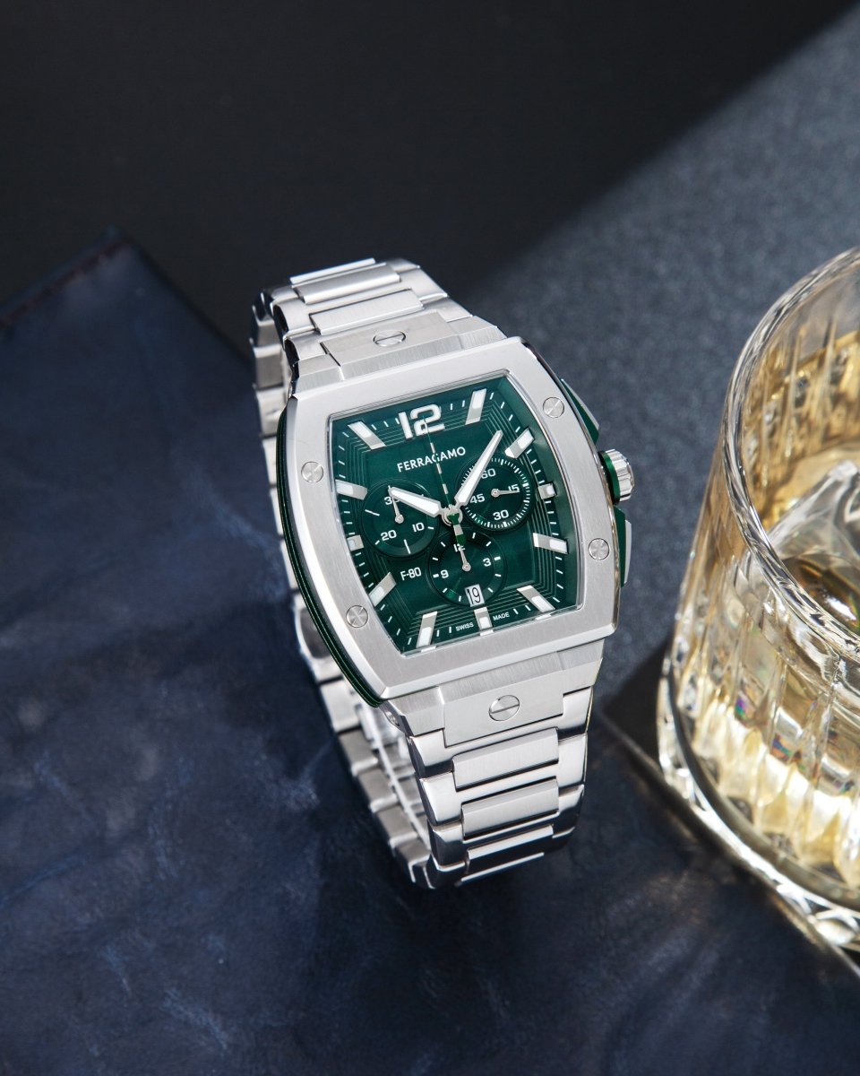 FERRAGAMO Đồng Hồ Nam F - 8 Tonneau SFKE00824 - L&M Luxury Timepieces