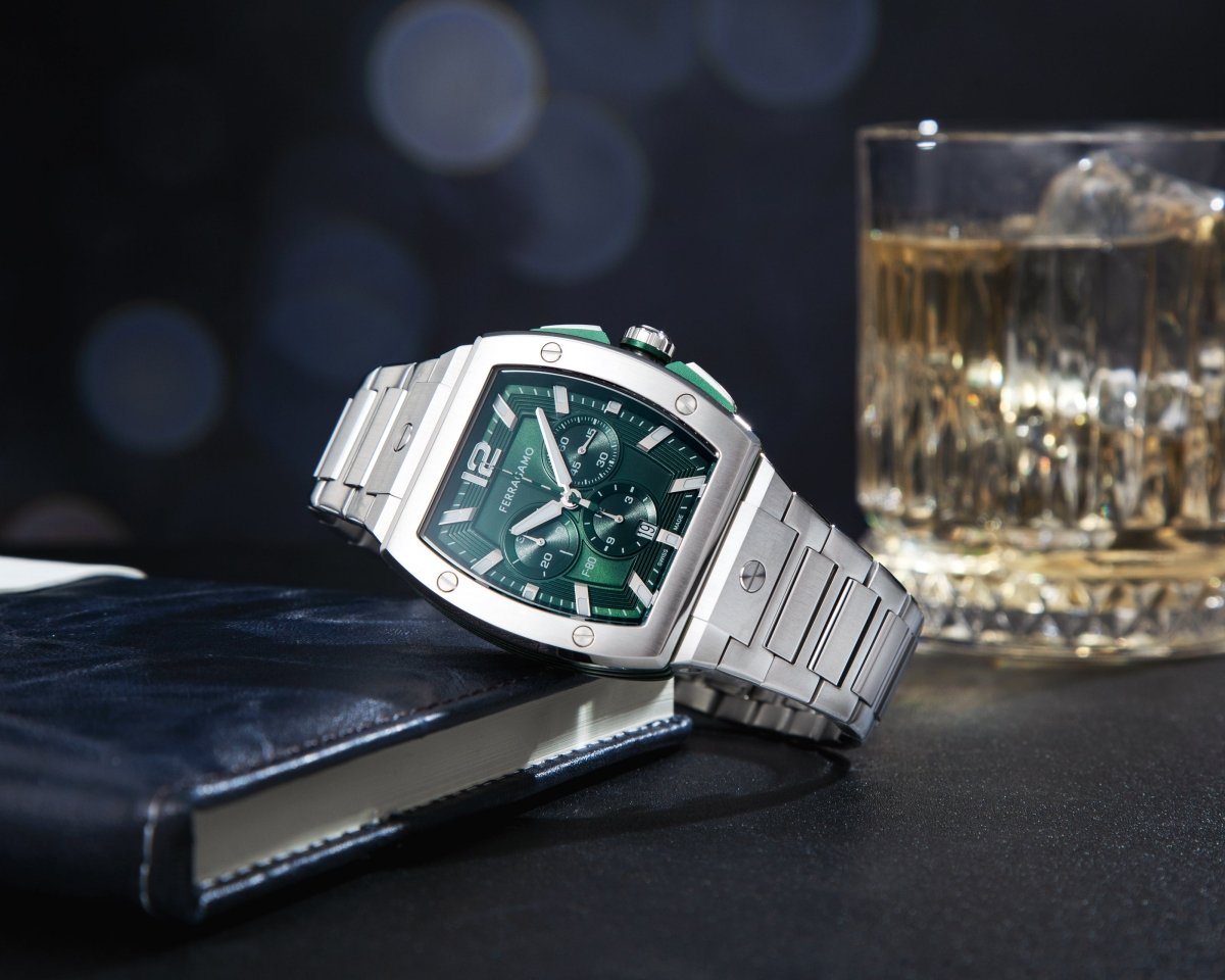 FERRAGAMO Đồng Hồ Nam F - 8 Tonneau SFKE00824 - L&M Luxury Timepieces