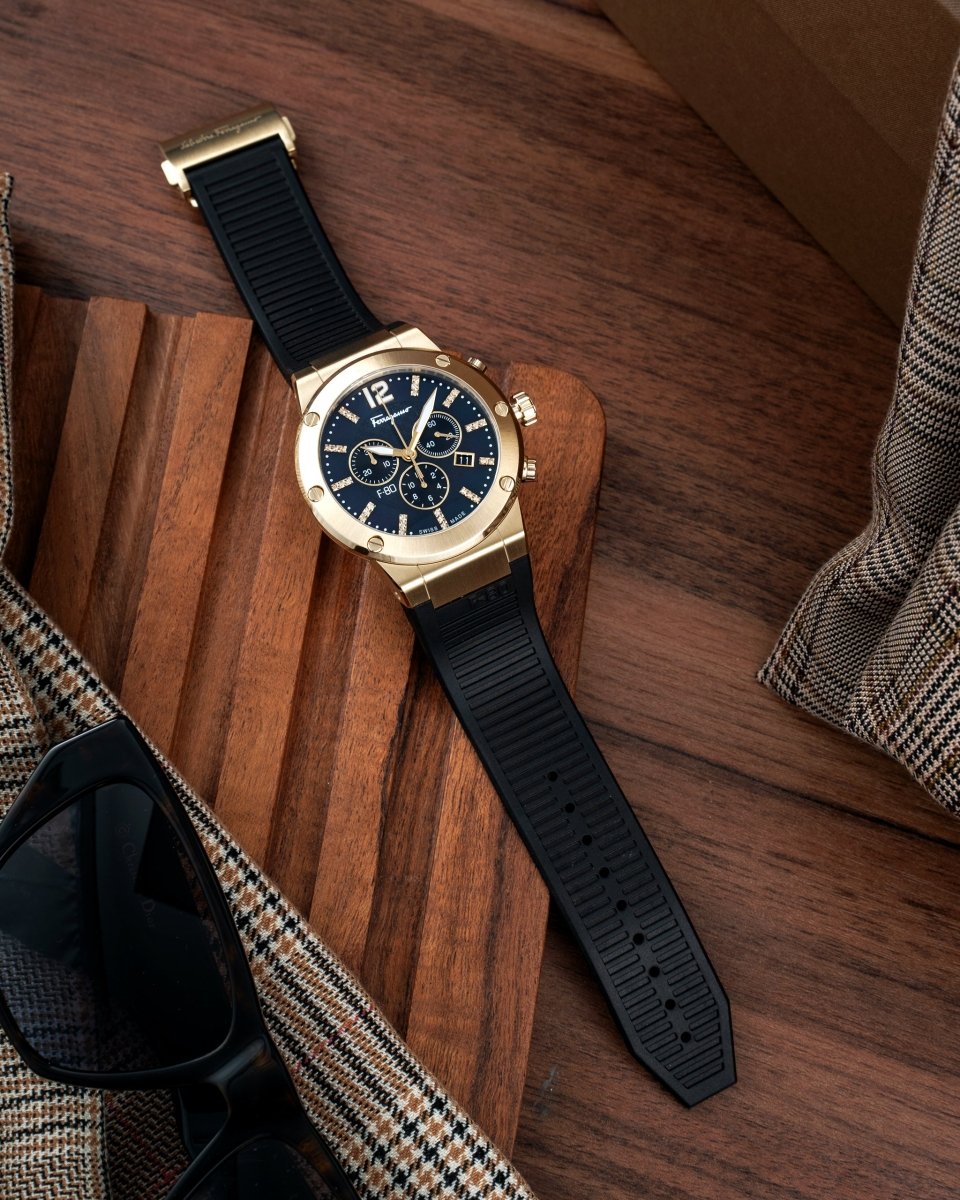 FERRAGAMO Đồng Hồ Nam F-80 Diamond SFUP00122 - L&M Luxury Timepieces