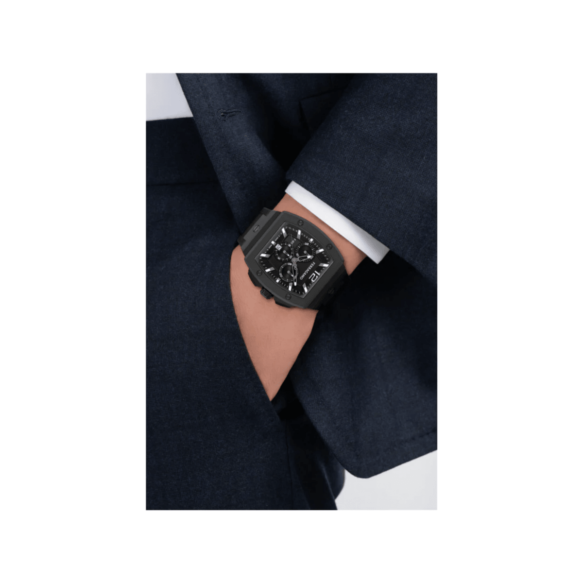 FERRAGAMO Đồng Hồ Nam F-80 Tonneau Chr SFKE00926 - L&M Luxury Timepieces
