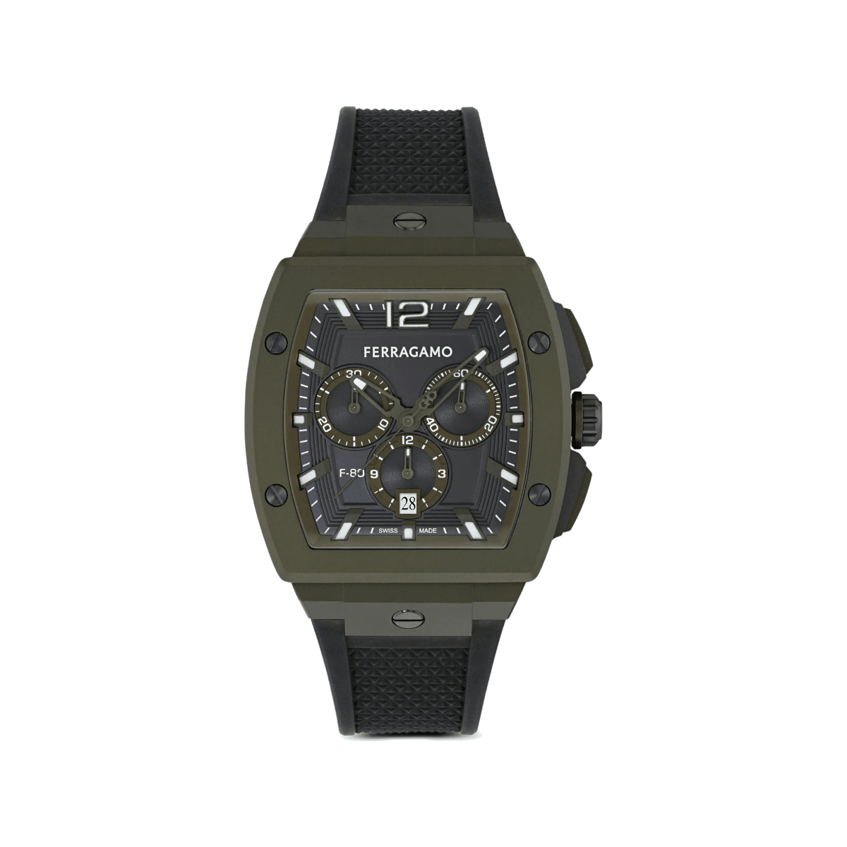 FERRAGAMO Đồng Hồ Nam F-80 Tonneau Chr SFKE01026 - L&M Luxury Timepieces