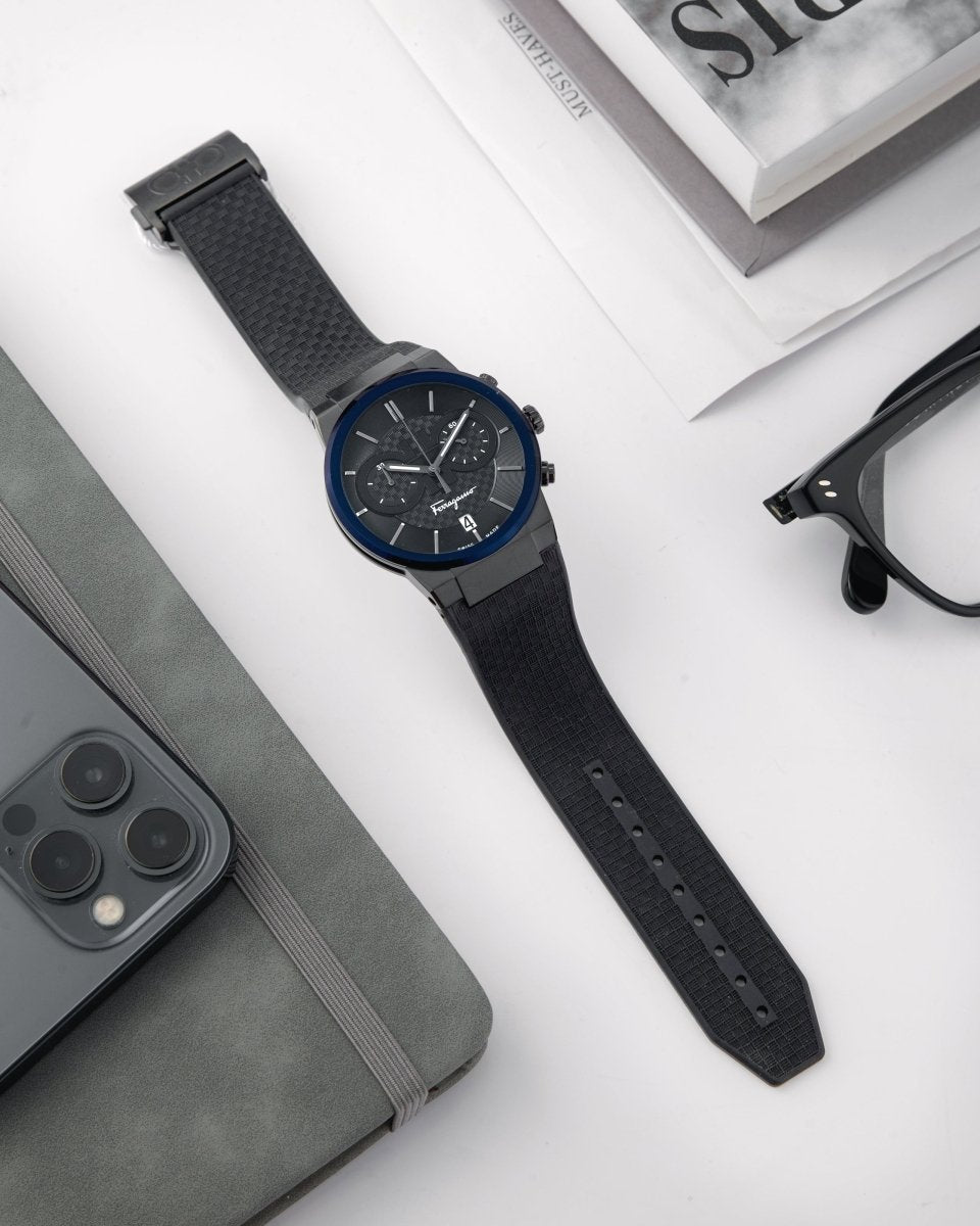 FERRAGAMO Đồng Hồ Nam Sapphire Chrono SFME00621 - L&M Luxury Timepieces