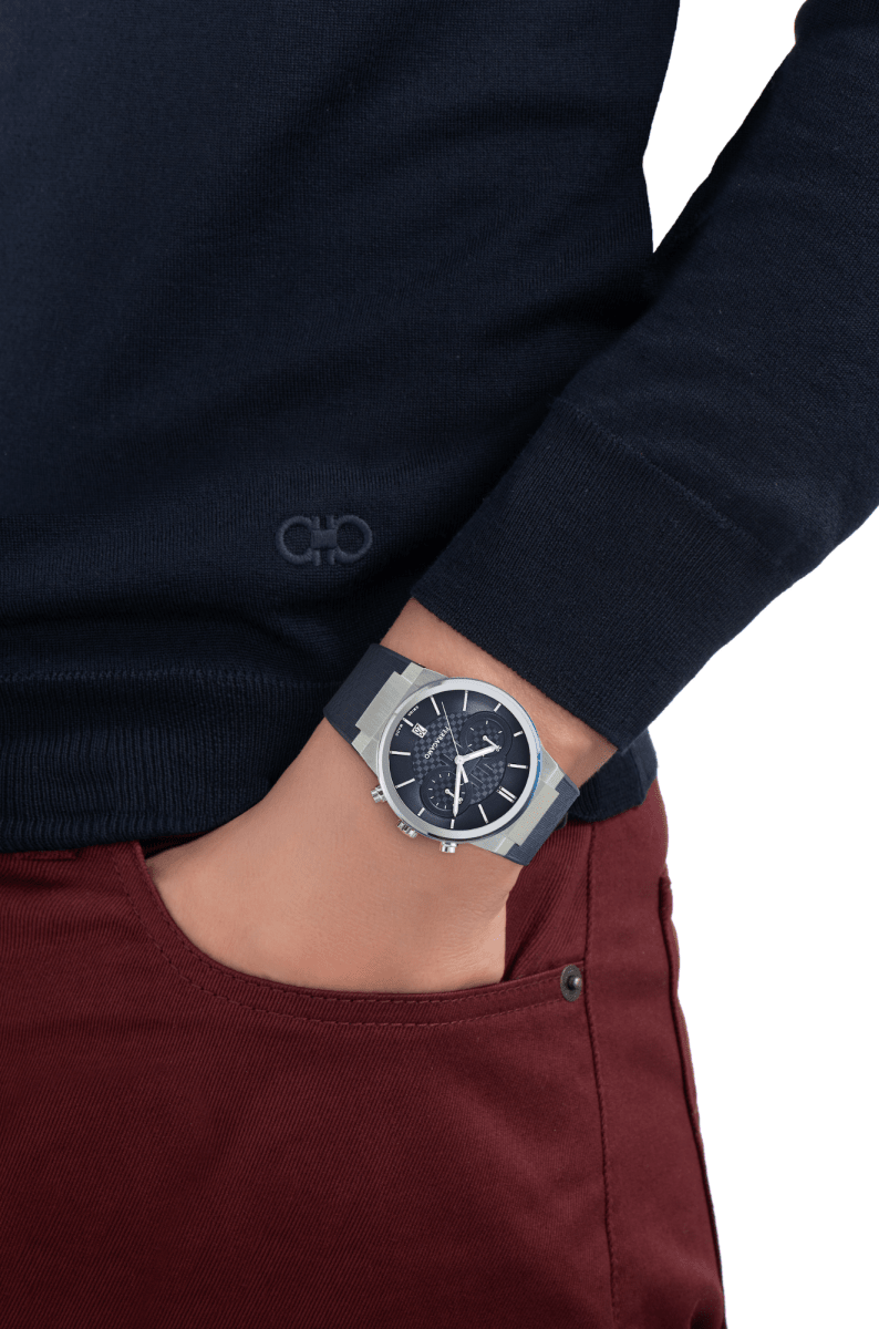 FERRAGAMO Đồng Hồ Nam Sapphire Chrono SFME00923 - L&M Luxury Timepieces