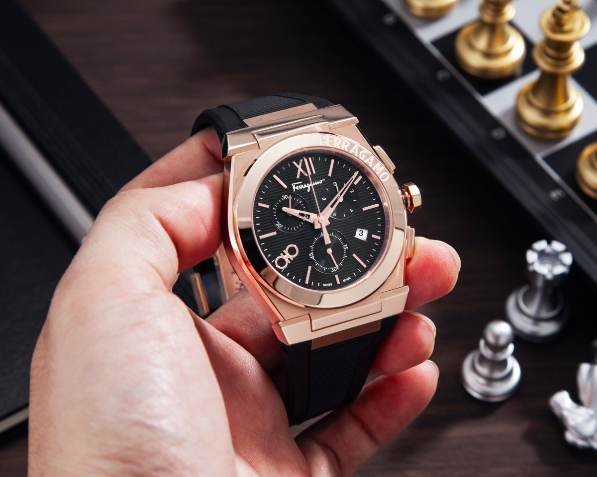 FERRAGAMO Đồng Hồ Nam Vega Chrono SFMR00222 - L&M Luxury Timepieces