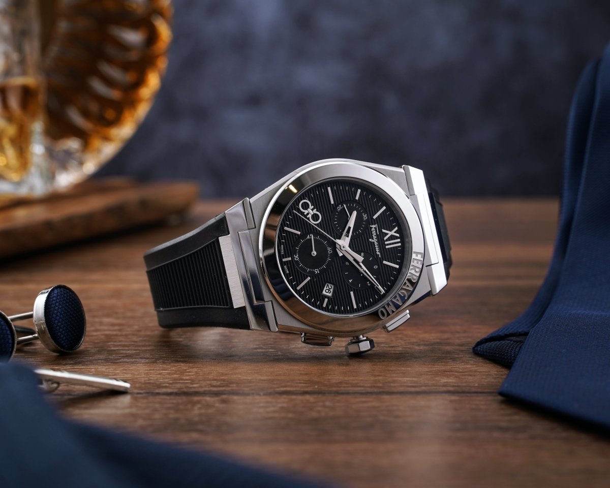 FERRAGAMO Đồng Hồ Nam Vega Chrono SFMR00322 - L&M Luxury Timepieces