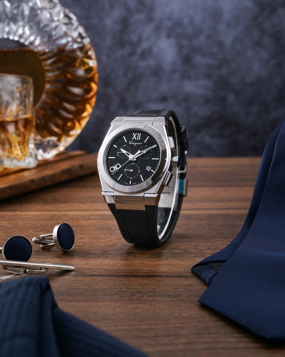 FERRAGAMO Đồng Hồ Nam Vega Chrono SFMR00322 - L&M Luxury Timepieces