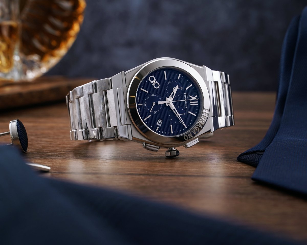 FERRAGAMO Đồng Hồ Nam Vega Chrono SFMR00422 - L&M Luxury Timepieces