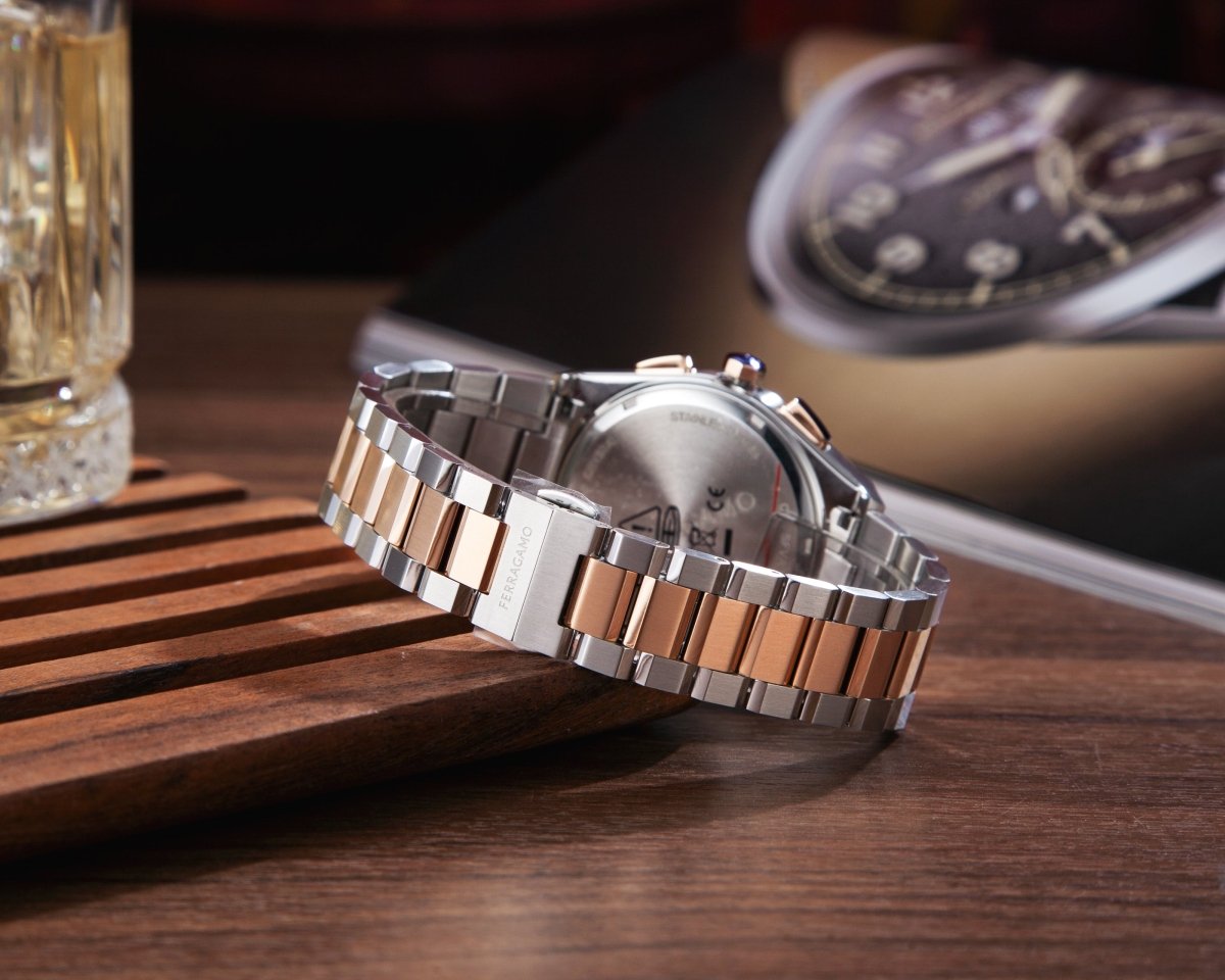 FERRAGAMO Đồng Hồ Nam Vega Uper Chrono SFVA00524 - L&M Luxury Timepieces