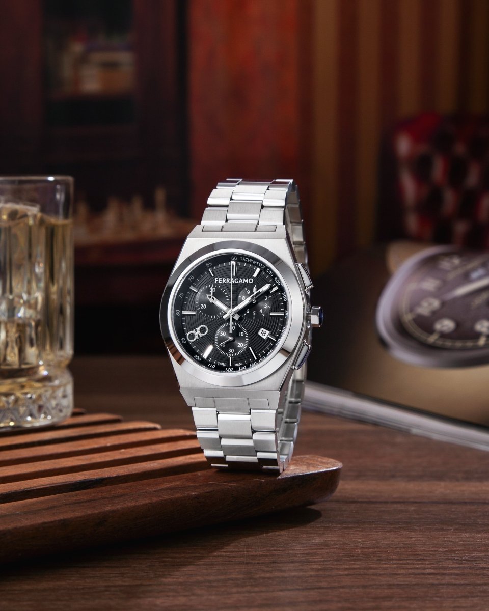 FERRAGAMO Đồng Hồ Nam Vega Upper Chrono SFVA00324 - L&M Luxury Timepieces