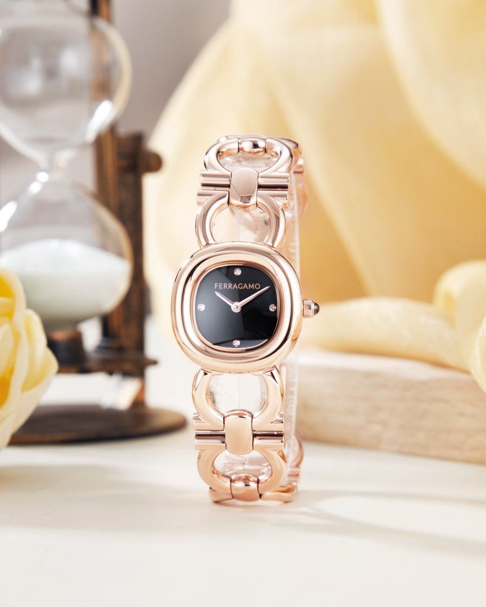 FERRAGAMO Đồng Hồ Nữ Double Gancini Jewel SFZA00324 - L&M Luxury Timepieces