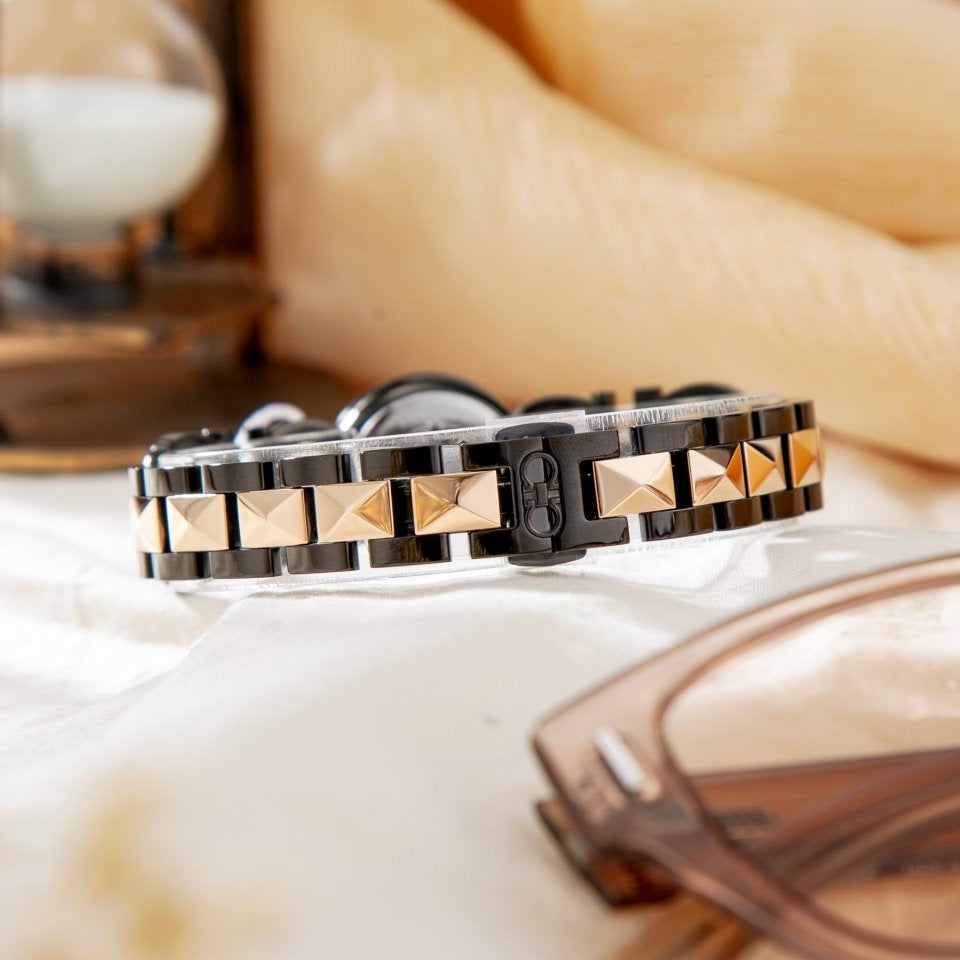 FERRAGAMO Đồng Hồ Nữ Double Gancini Stud SFMI00422 - L&M Luxury Timepieces