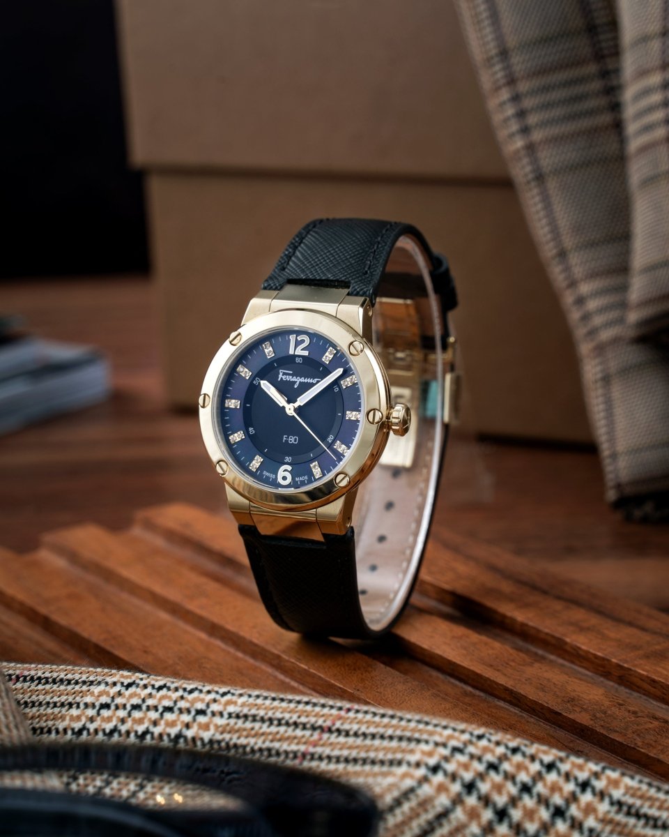 FERRAGAMO Đồng Hồ Nữ F-80 Diamond SFHX00522 - L&M Luxury Timepieces