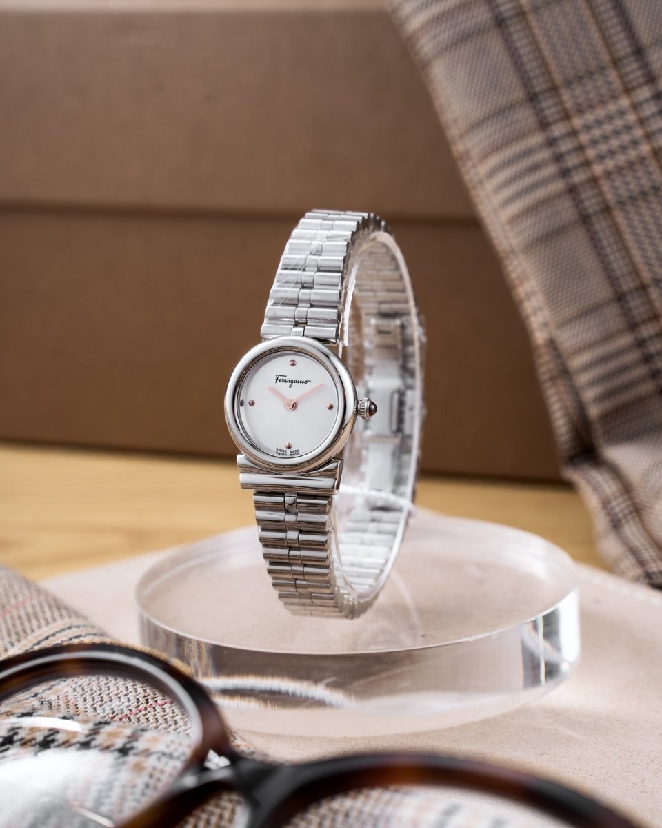 FERRAGAMO Đồng Hồ Nữ Gancini Horizontal SFMC00121 - L&M Luxury Timepieces