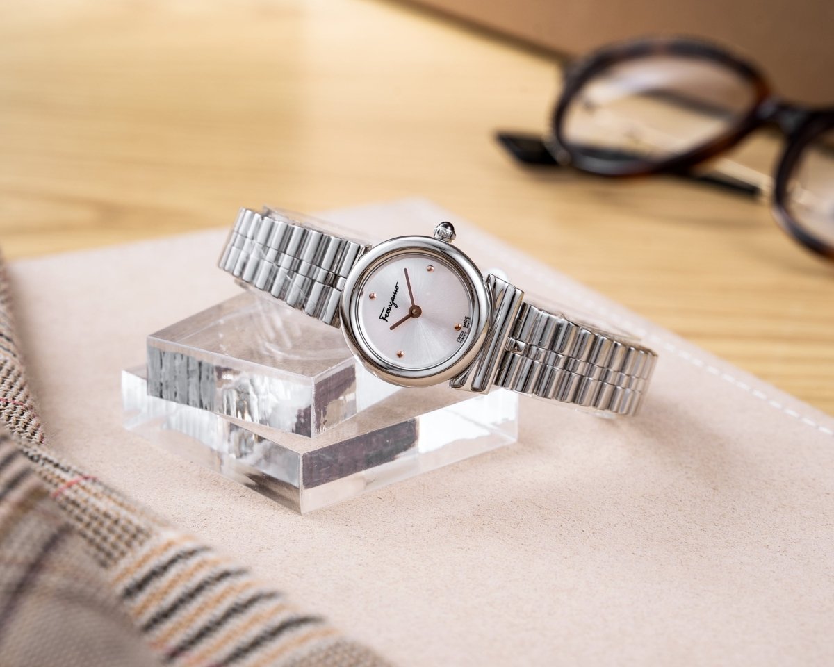 FERRAGAMO Đồng Hồ Nữ Gancini Horizontal SFMC00121 - L&M Luxury Timepieces