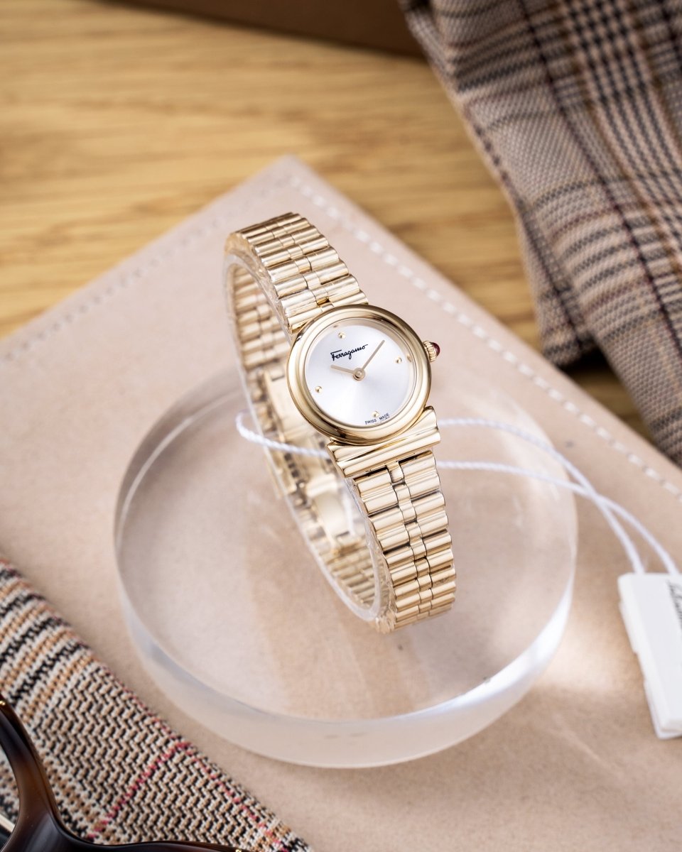 FERRAGAMO Đồng Hồ Nữ Gancini Horizontal SFMC00321 - L&M Luxury Timepieces