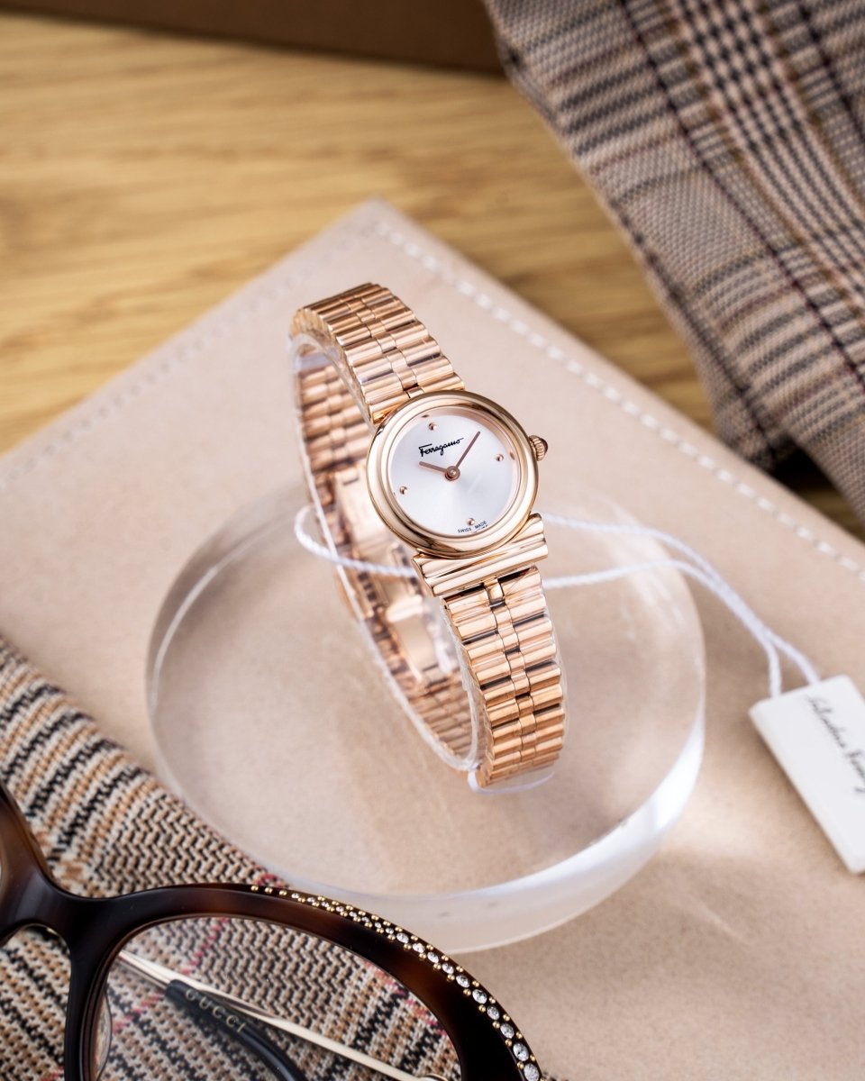 FERRAGAMO Đồng Hồ Nữ Gancini Horizontal SFMC00421 - L&M Luxury Timepieces