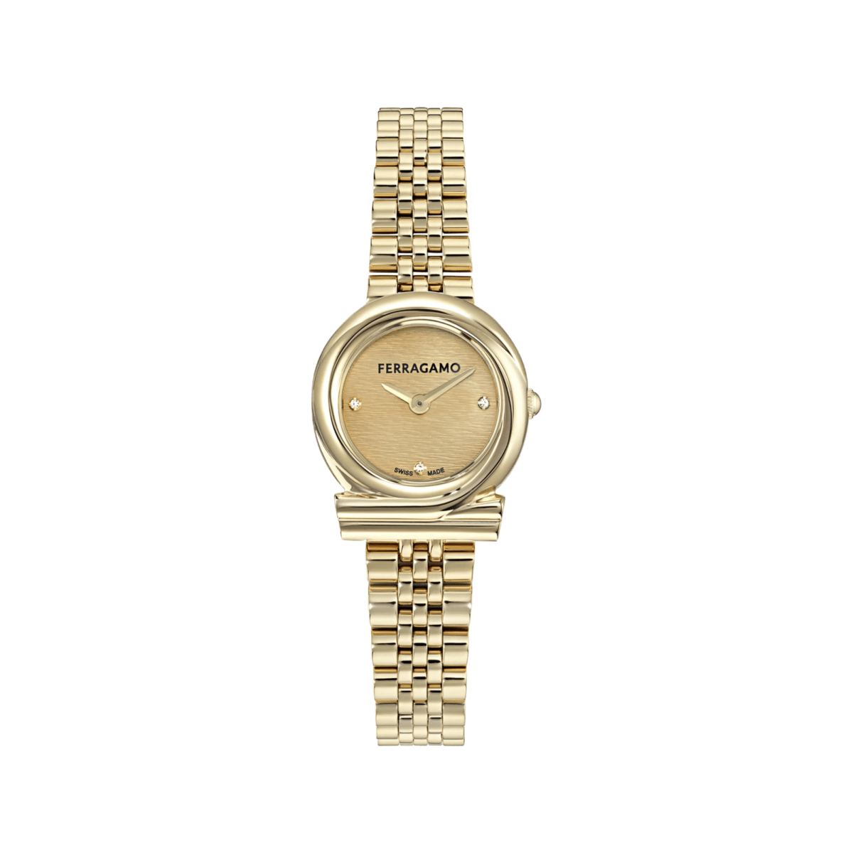FERRAGAMO Đồng Hồ Nữ Gancini Twisted SFNN00426 - L&M Luxury Timepieces