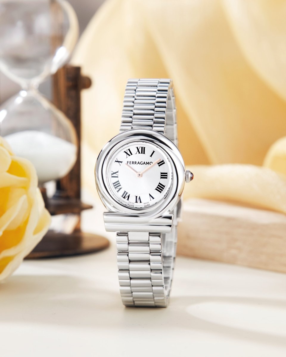 FERRAGAMO Đồng Hồ Nữ Gancini Twisted SFVB00324 - L&M Luxury Timepieces