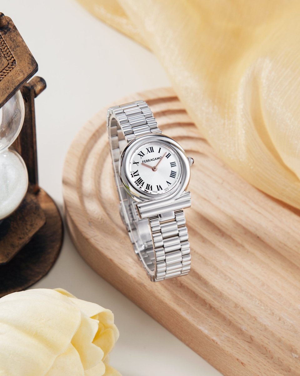 FERRAGAMO Đồng Hồ Nữ Gancini Twisted SFVB00324 - L&M Luxury Timepieces