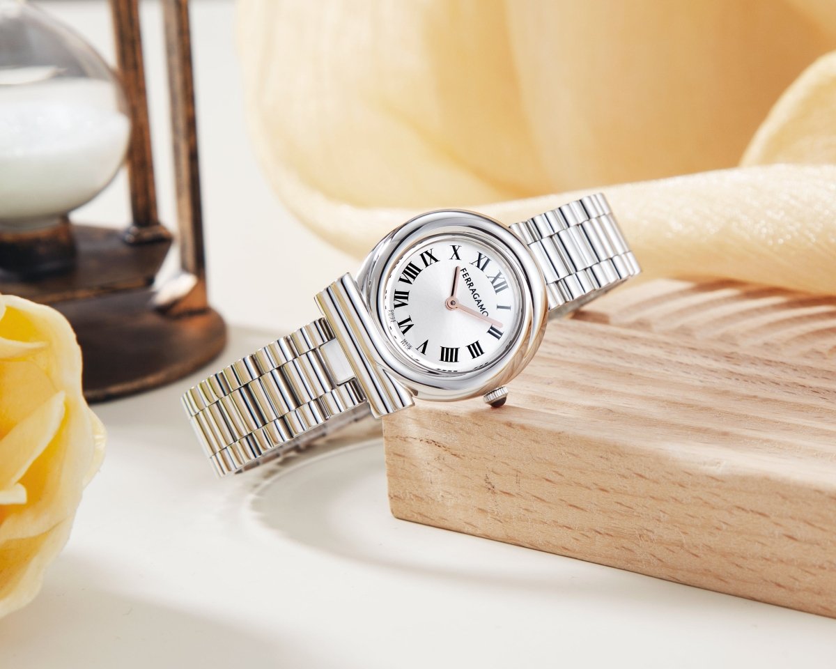 FERRAGAMO Đồng Hồ Nữ Gancini Twisted SFVB00324 - L&M Luxury Timepieces