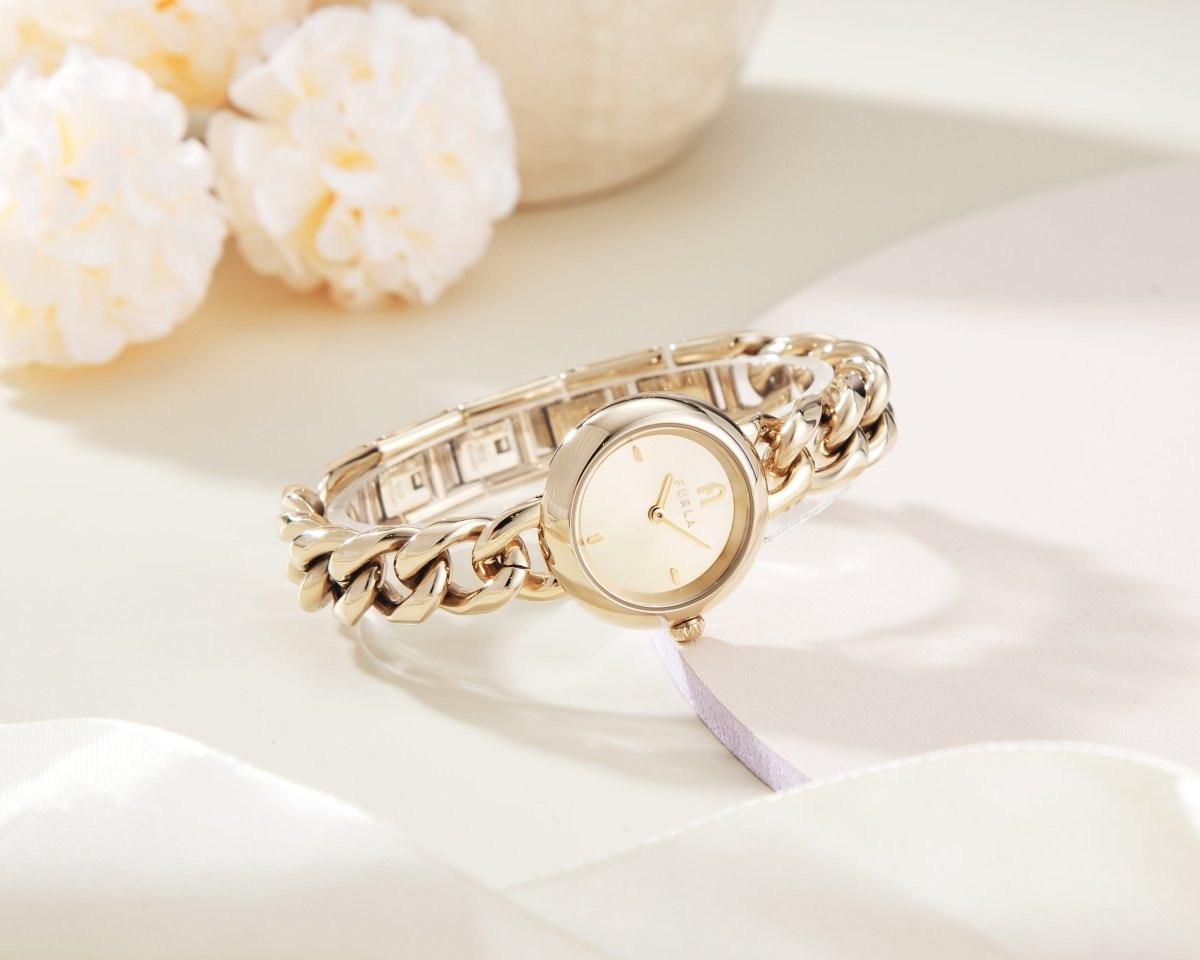 FURLA Đồng Hồ Nữ Chain Round WW00019004L2 - L&M Luxury Timepieces