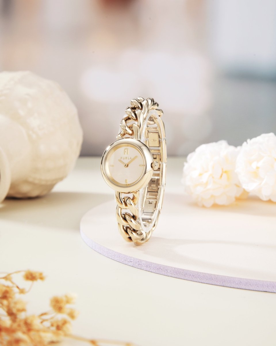 FURLA Đồng Hồ Nữ Chain Round WW00019004L2 - L&M Luxury Timepieces