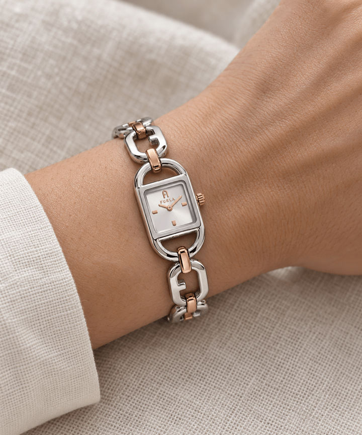 FURLA Đồng Hồ Nữ Chain Square WW00016004L5 - L&M Luxury Timepieces
