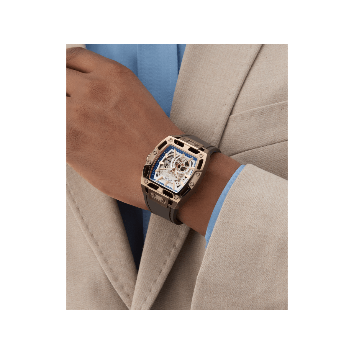 GUESS Đồng Hồ Nam Phoenix Automatic GW0980G3 - L&M Luxury Timepieces