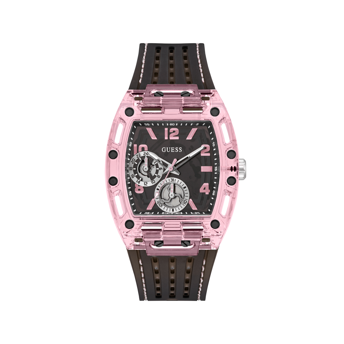 GUESS Đồng Hồ Nam Sporting Pink GW0032G3 - L&M Luxury Timepieces
