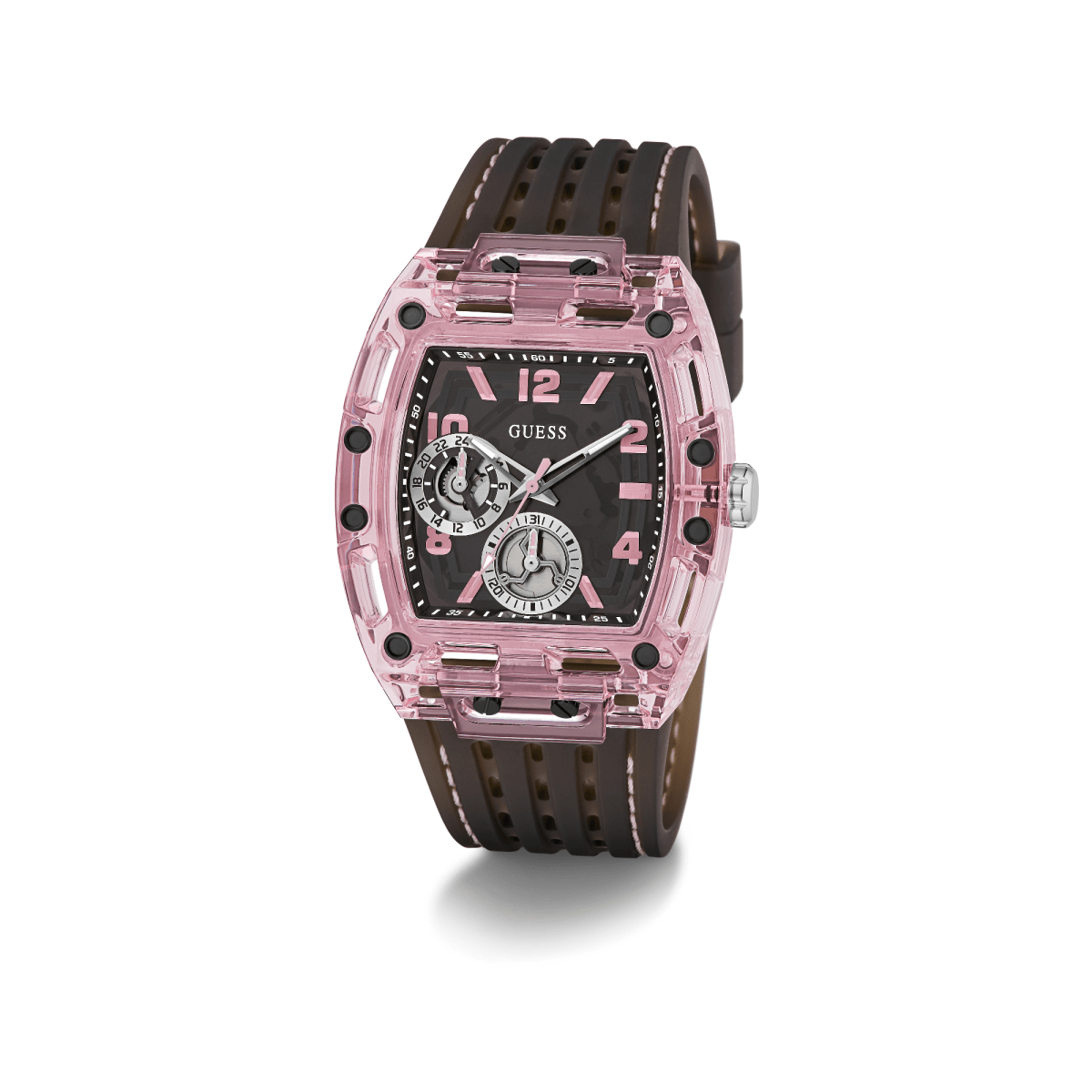 GUESS Đồng Hồ Nam Sporting Pink GW0032G3 - L&M Luxury Timepieces