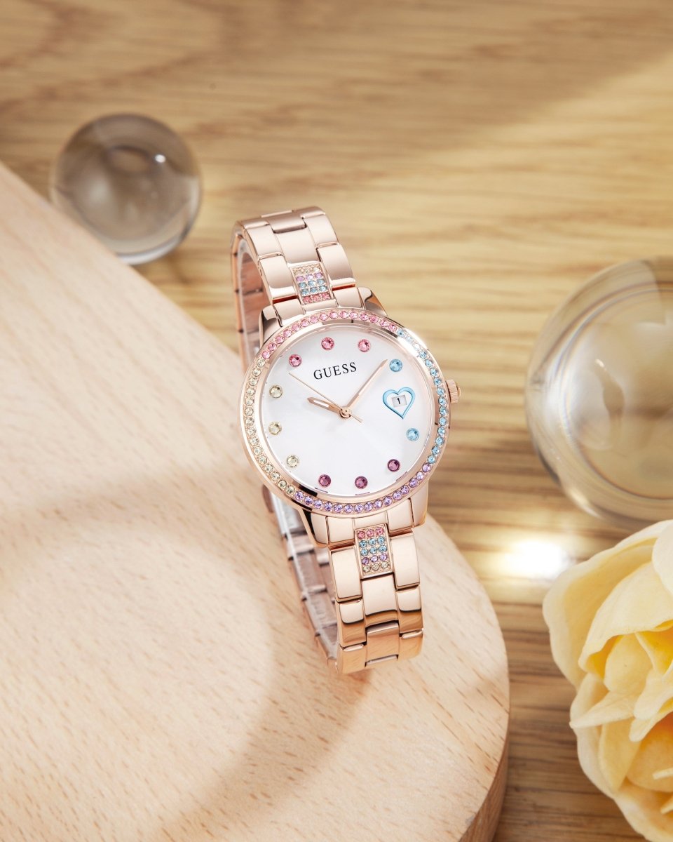 GUESS Đồng Hồ Nữ Three Of Hearts GW0657L3 - L&M Luxury Timepieces