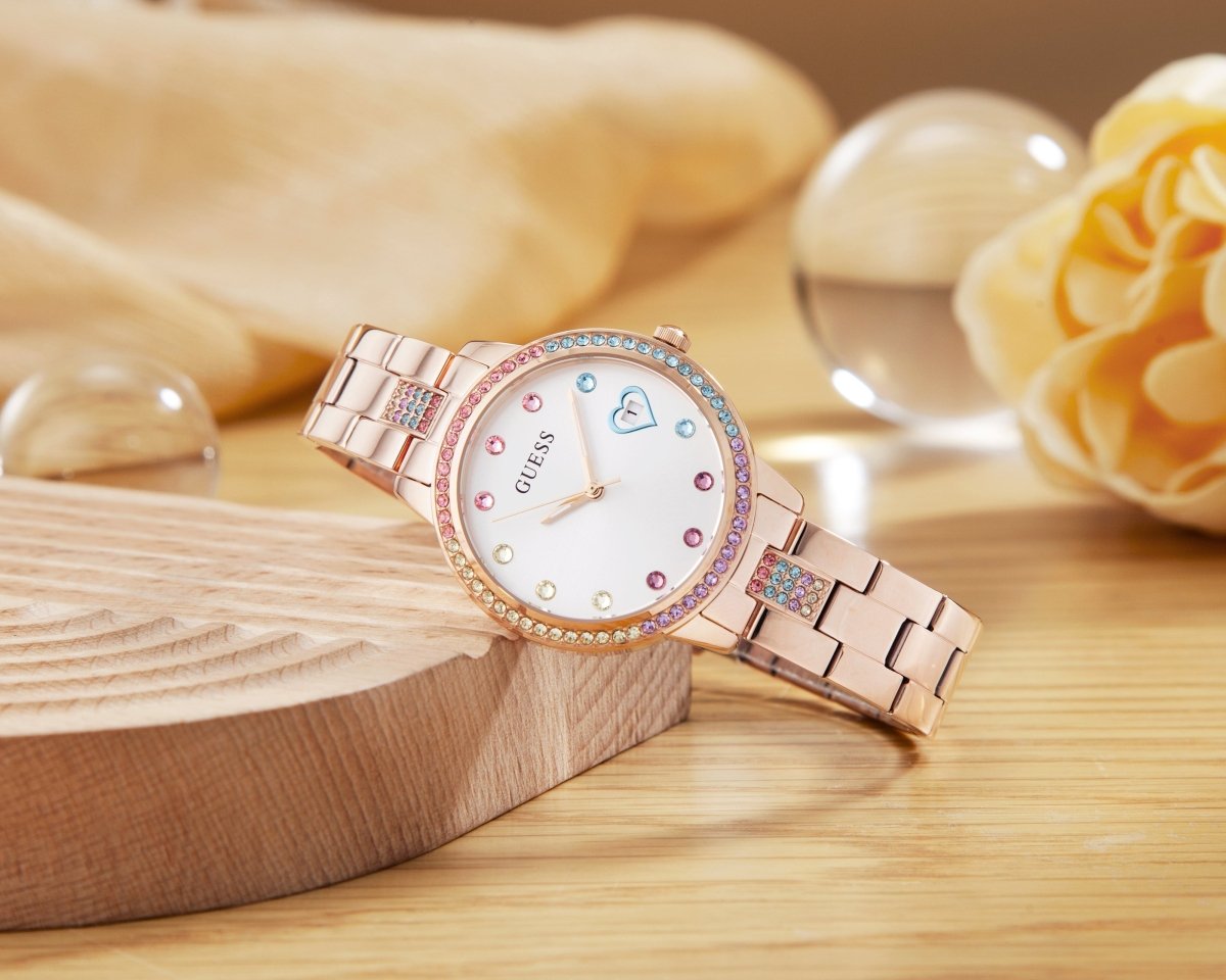 GUESS Đồng Hồ Nữ Three Of Hearts GW0657L3 - L&M Luxury Timepieces