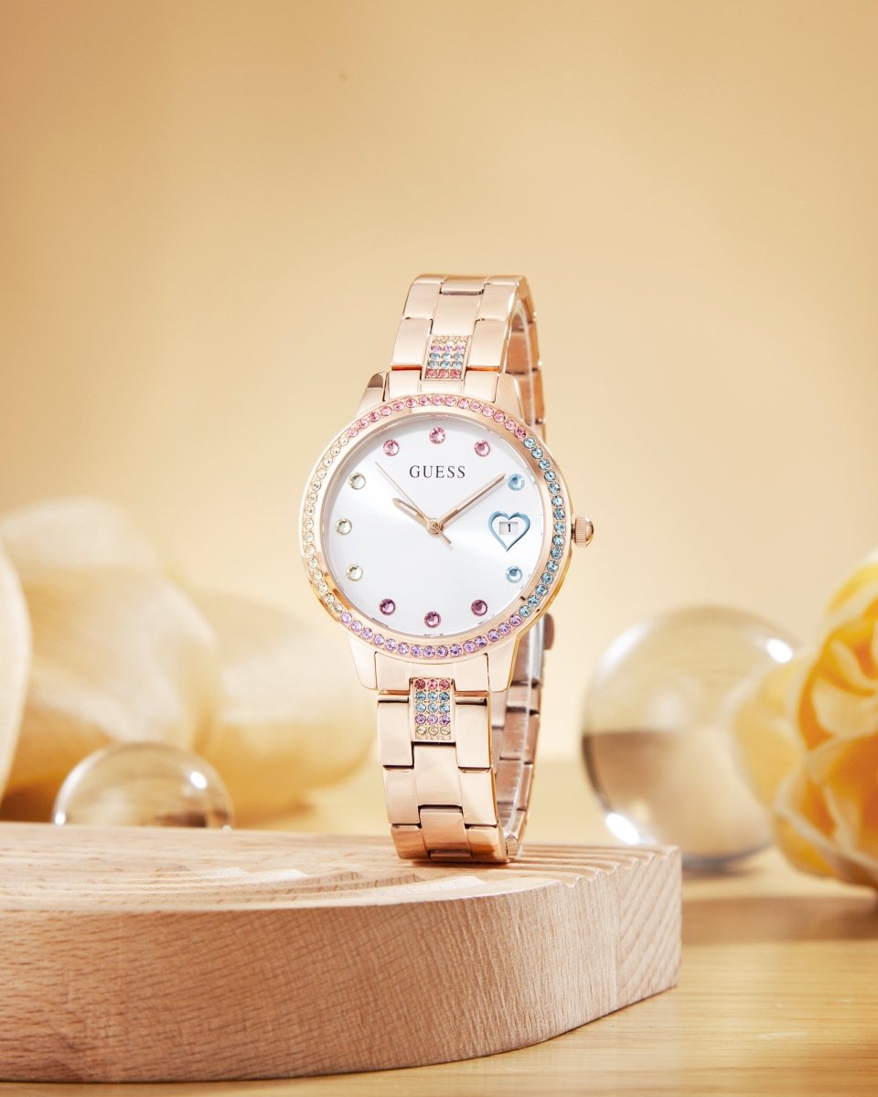GUESS Đồng Hồ Nữ Three Of Hearts GW0657L3 - L&M Luxury Timepieces