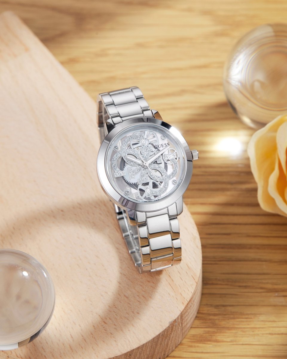 GUESS Đồng Hồ Nữ Quattro Clear GW0300L1 - L&M Luxury Timepieces