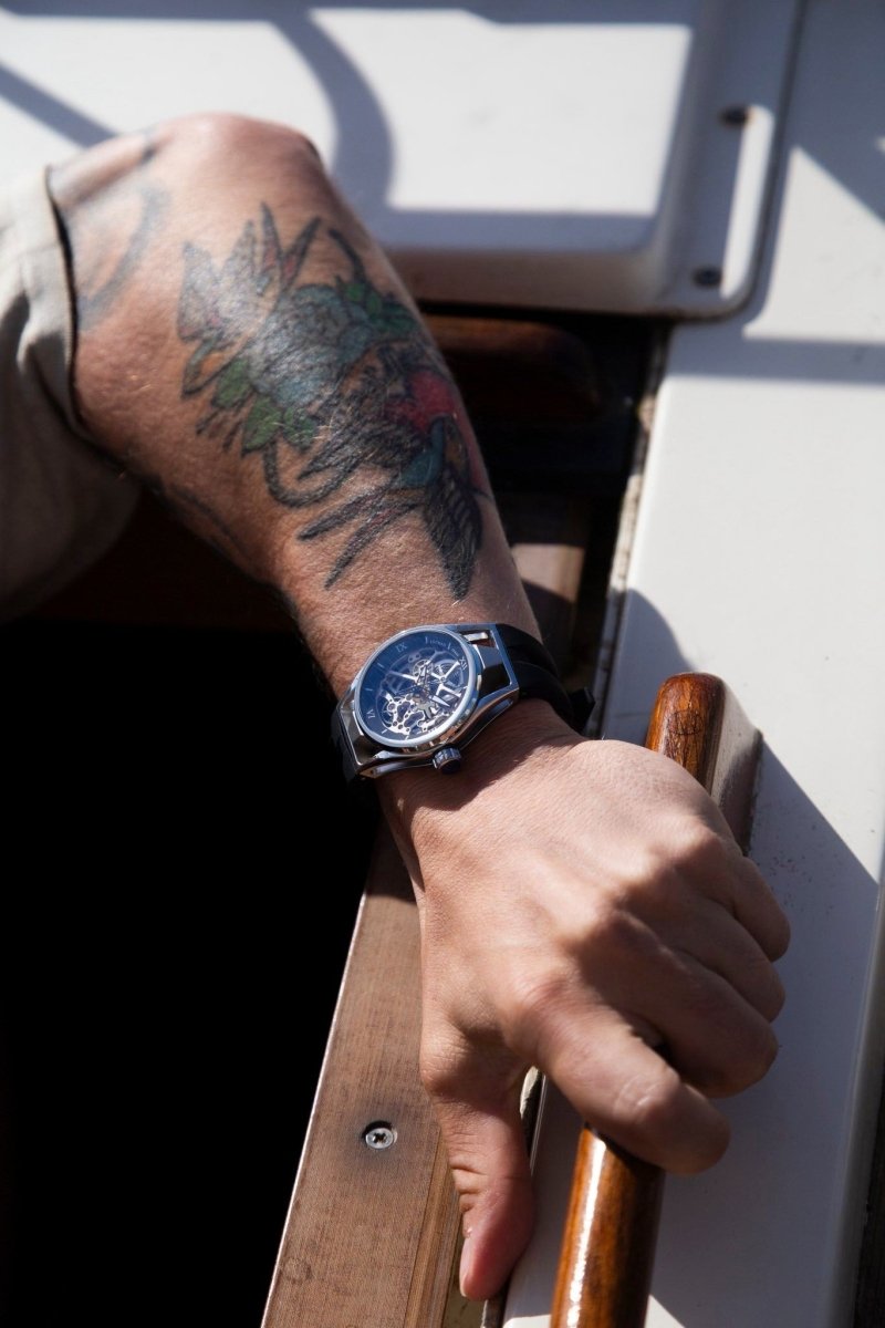 LOCMAN Đồng Hồ Nam Montecristo Skeleton Automatic 0538A01S-00BKGYSIK - L&M Luxury Timepieces
